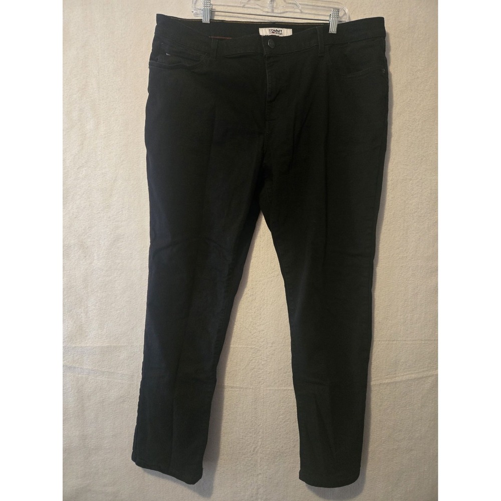 Tommy Jeans Mens Denim Straight‎ Size 40 x 32 Cotton Blend Black